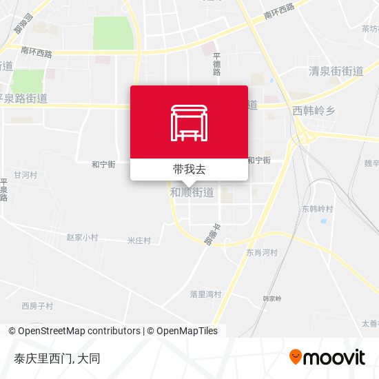 泰庆里西门地图