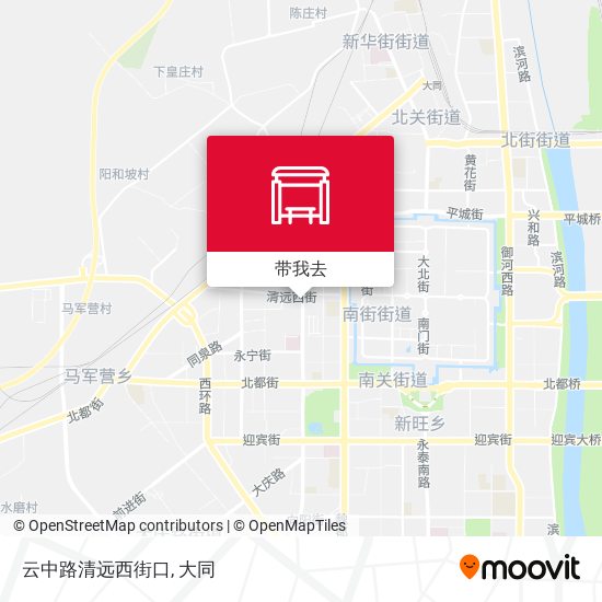云中路清远西街口地图