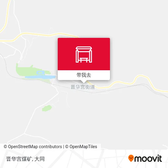晋华宫煤矿地图
