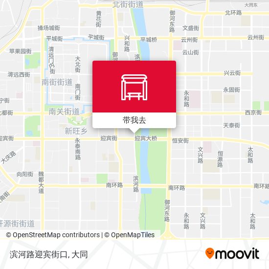 滨河路迎宾街口地图