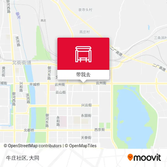 牛庄社区地图