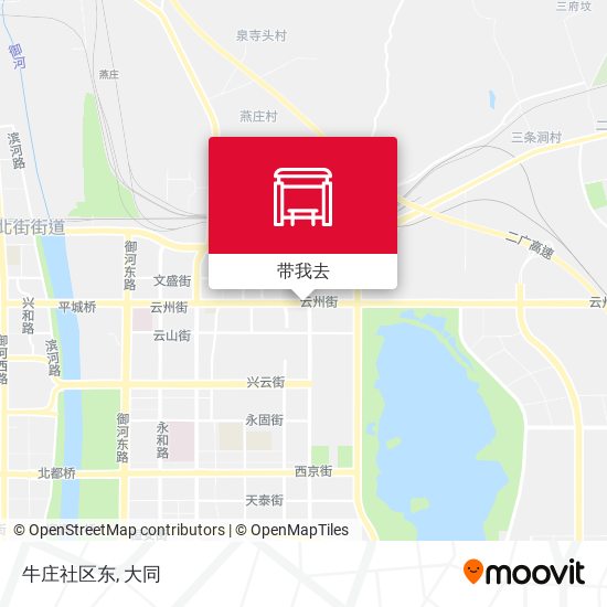 牛庄社区东地图