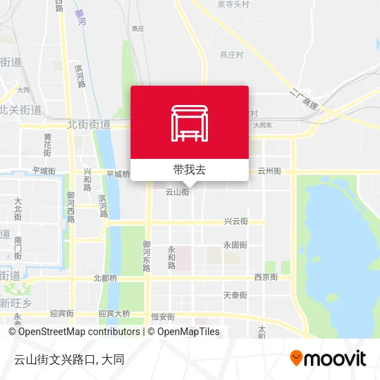 云山街文兴路口地图