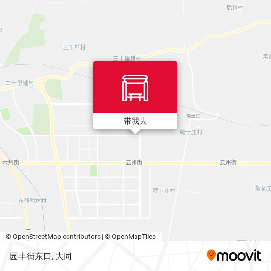 园丰街东口地图