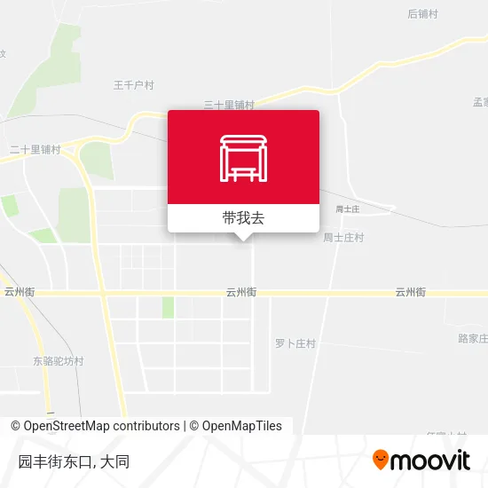 园丰街东口地图