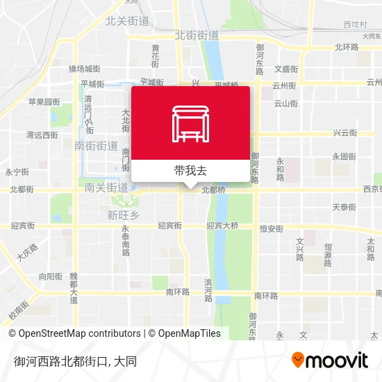 御河西路北都街口地图