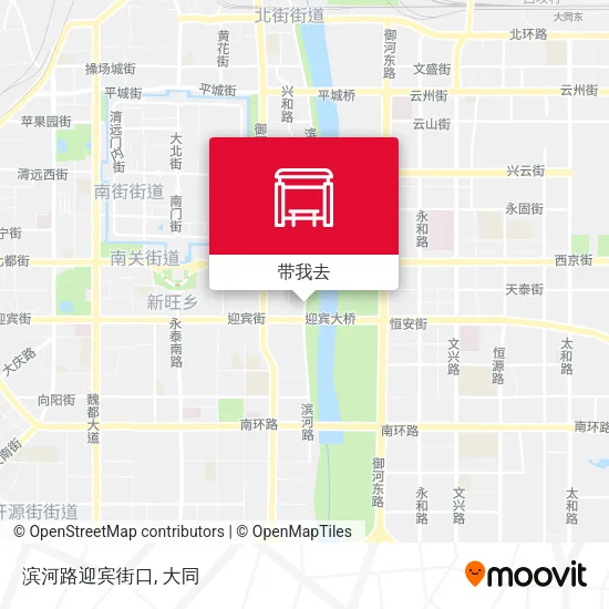 滨河路迎宾街口地图