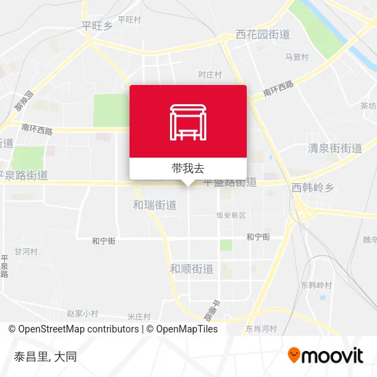 泰昌里地图