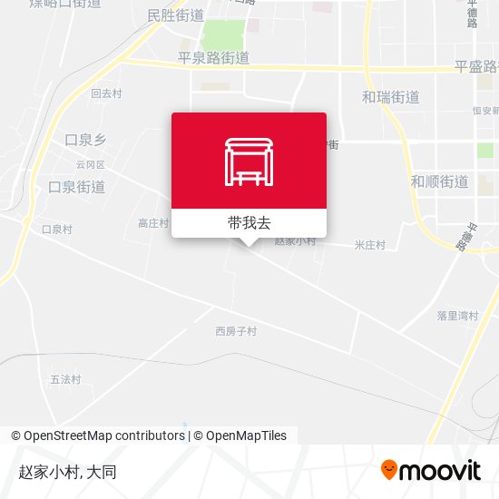 赵家小村地图