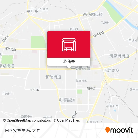 M区安福里东地图