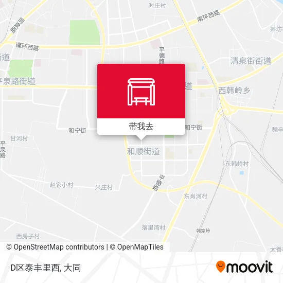 D区泰丰里西地图
