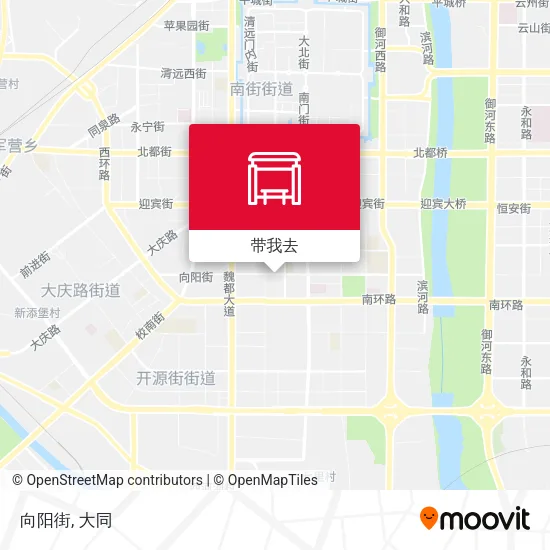 向阳街地图