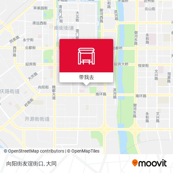 向阳街友谊街口地图