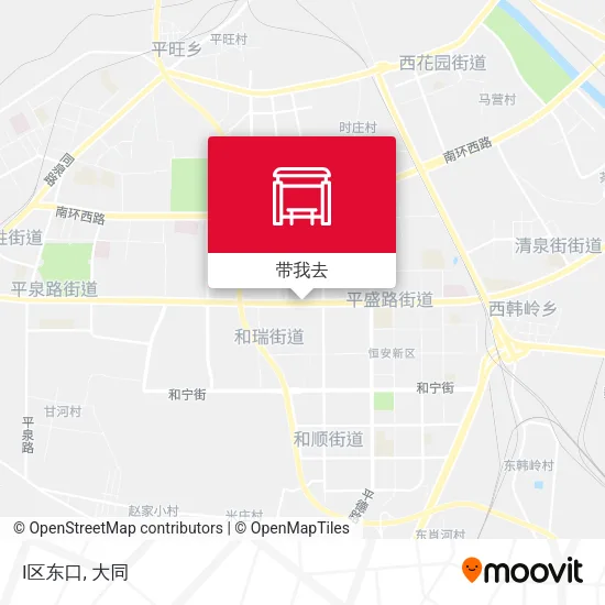 I区东口地图