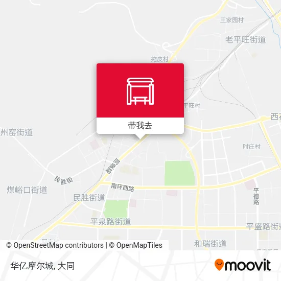 华亿摩尔城地图