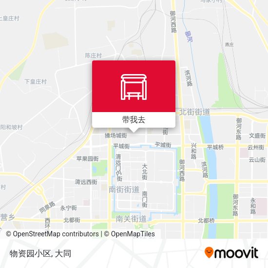 物资园小区地图