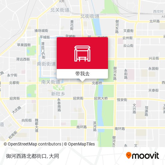 御河西路北都街口地图