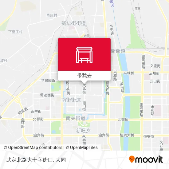 武定北路大十字街口地图