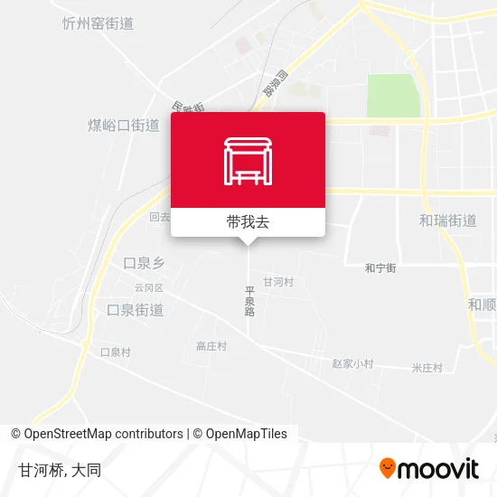 甘河桥地图