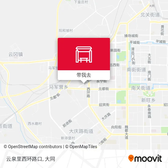 云泉里西环路口地图