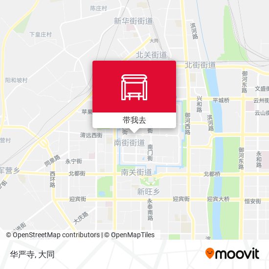 华严寺地图