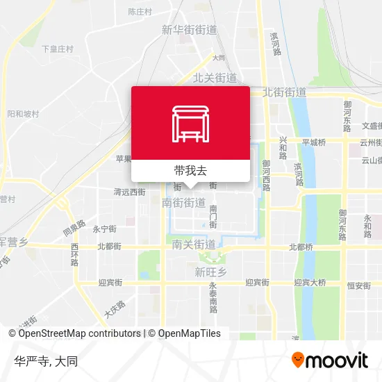 华严寺地图