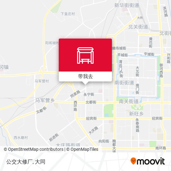 公交大修厂地图