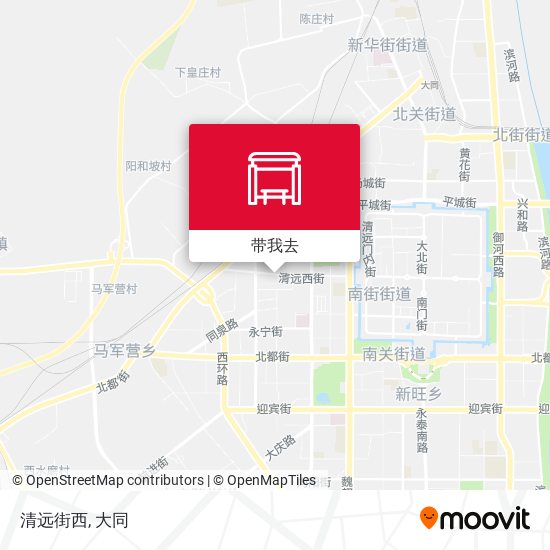 清远街西地图
