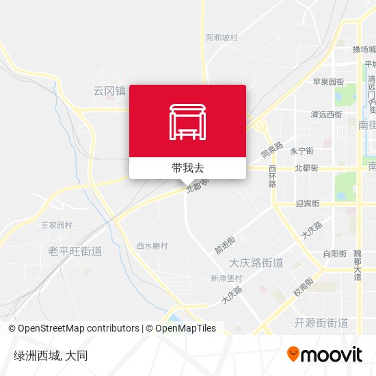 绿洲西城地图