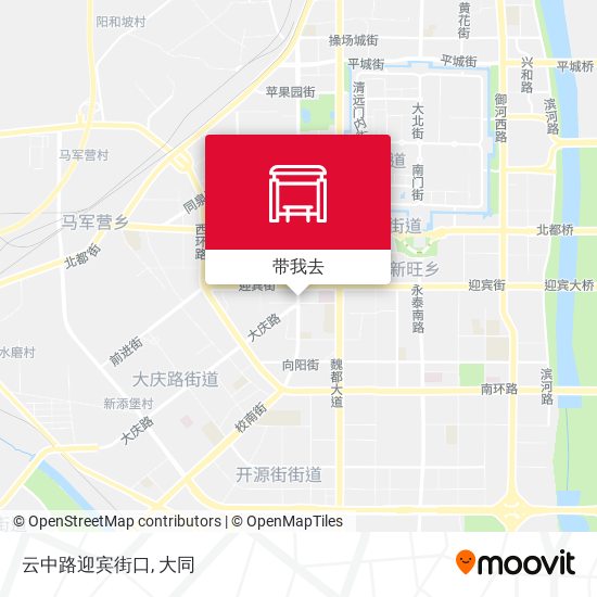 云中路迎宾街口地图