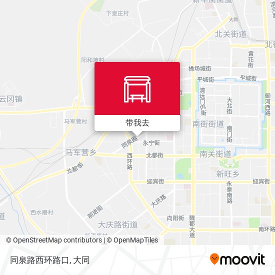 同泉路西环路口地图