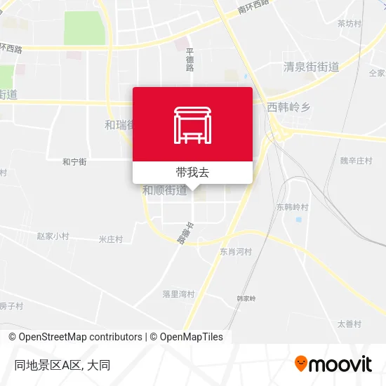 同地景区A区地图
