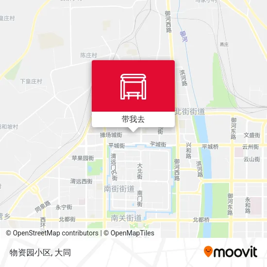 物资园小区地图