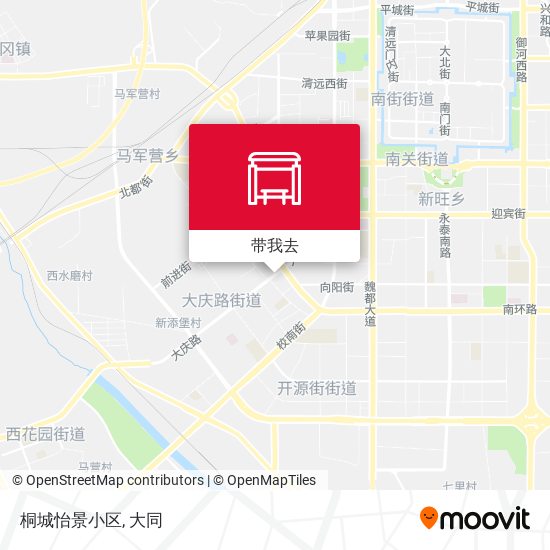 桐城怡景小区地图