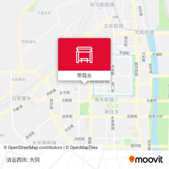 清远西街地图