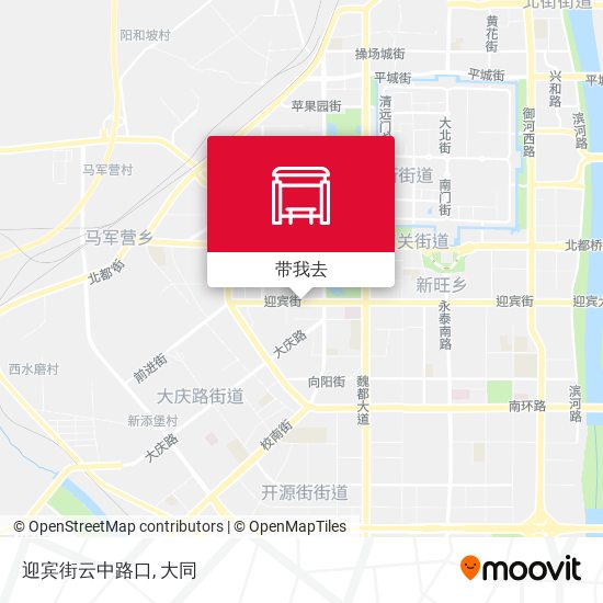 迎宾街云中路口地图