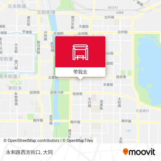 永和路西京街口地图