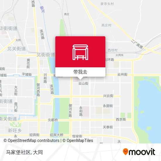 马家堡社区地图