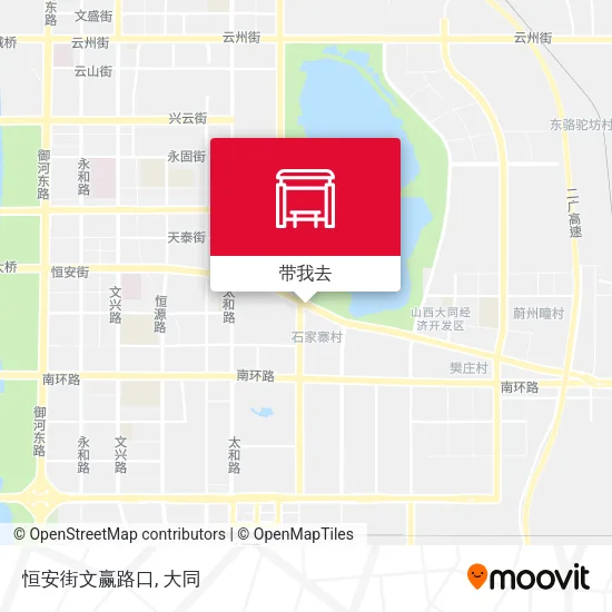 恒安街文赢路口地图
