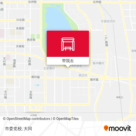 市委党校地图