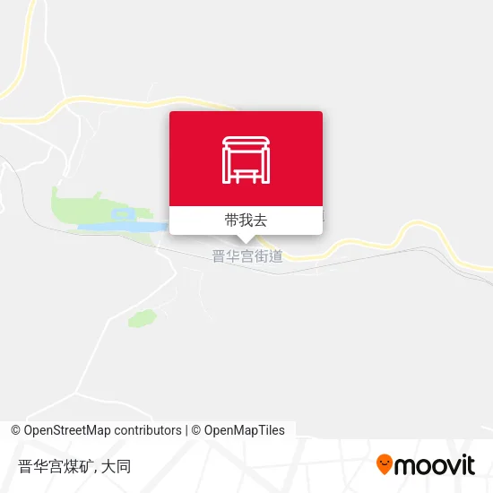 晋华宫煤矿地图