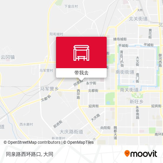 同泉路西环路口地图