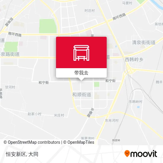 恒安新区地图
