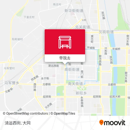 清远西街地图