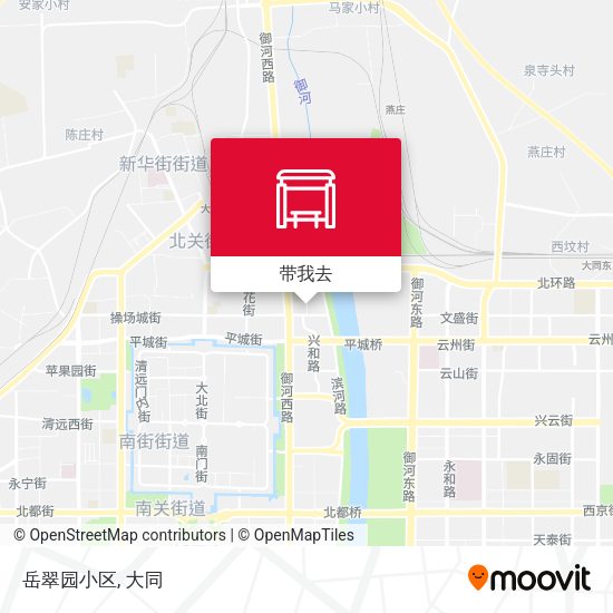 岳翠园小区地图