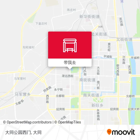 大同公园西门地图