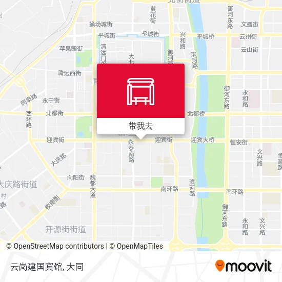 云岗建国宾馆地图