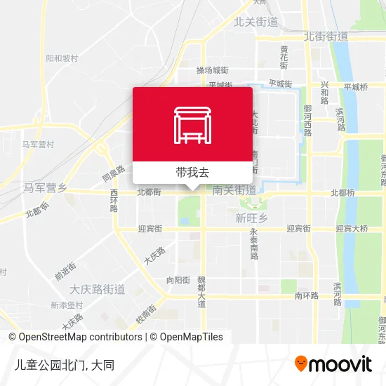 儿童公园北门地图