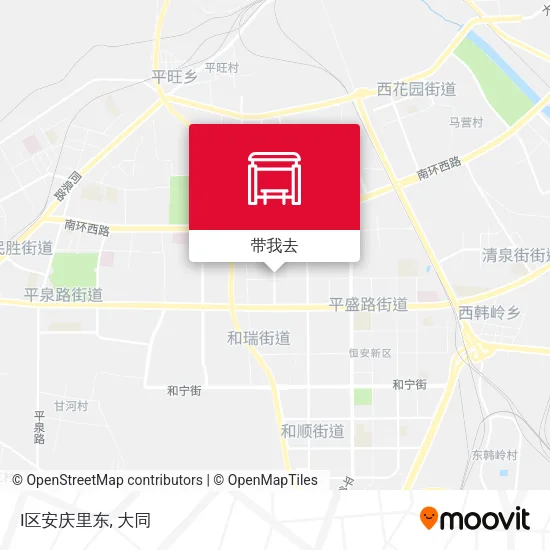 I区安庆里东地图