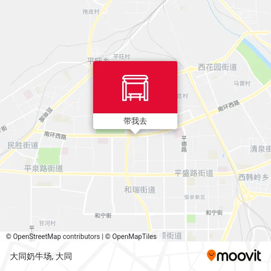 大同奶牛场地图